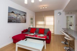 Część wypoczynkowa w obiekcie LUMINOSO APARTAMENTO en el centro de Cádiz