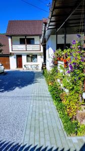 Zahrada ubytování Casa Șallai