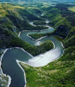 Paisagem natural perto of the country house
