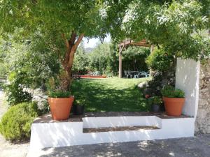 A garden outside Casa Rural La Maquinilla