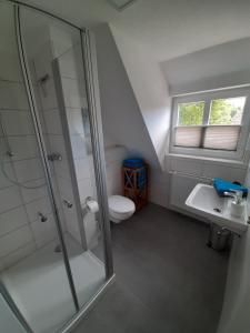 Koupelna v ubytování Ferienwohnungen Arp - Haus Inge