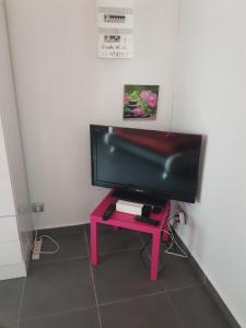 TV a/nebo společenská místnost v ubytování chez rodrigue