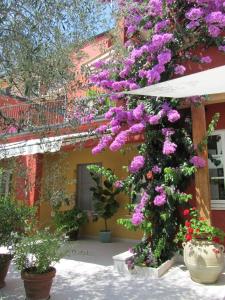 A garden outside Borgo Antico Apartments