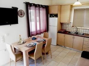 Kuchyň nebo kuchyňský kout v ubytování DIMITRIS APARTMENT