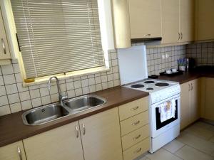 Kuchyň nebo kuchyňský kout v ubytování DIMITRIS APARTMENT