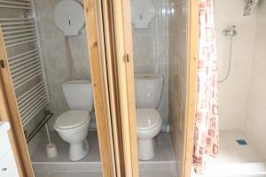 Koupelna v ubytování Hotel u Nádraží Lanžhot