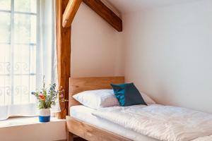Кровать или кровати в номере Černohorka