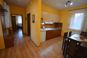Kuchyňa alebo kuchynka v ubytovaní Apartmány Best I. Bešeňová