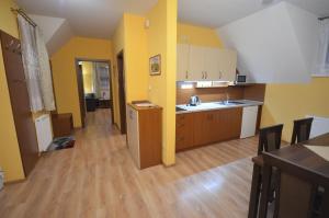Kuchyňa alebo kuchynka v ubytovaní Apartmány Best I. Bešeňová
