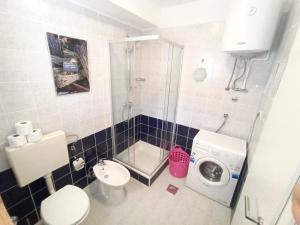 Koupelna v ubytování Apartment Prancic