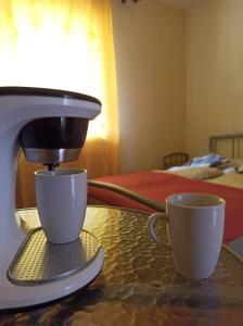 Príslušenstvo na prípravu kávy alebo čaju v ubytovaní Przylesie