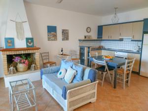 A kitchen or kitchenette at Pine Trees and Sea View Houses in Hydra - Daphne, Chloe, Myrto, Eleni