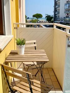 Un balcon sau o terasă la Appartamenti Mare Caorle