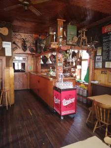 Lounge nebo bar v ubytování PENZIJON URBANC