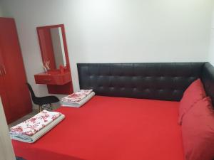 Posteľ alebo postele v izbe v ubytovaní M & M Red Luxury