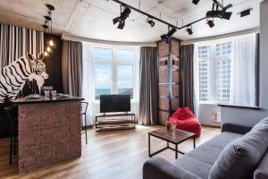 Ruang duduk di Arcadia Loft Style (sea view)