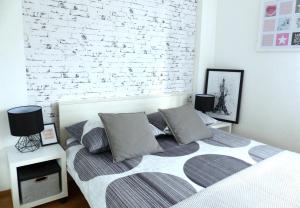 Posteľ alebo postele v izbe v ubytovaní Iris beach apartments + 37 fotografií