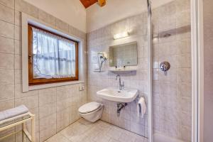 Koupelna v ubytování Hotel Stefanie