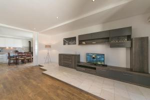 TV a/nebo společenská místnost v ubytování Apartments Sanja