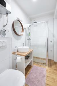 Phòng tắm tại Palazzo D Apartments