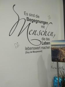 Ein Zertifikat, Auszeichnung, Logo oder anderes Dokument, das in der Unterkunft Gästehaus Germania ausgestellt ist