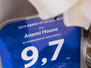 Certifikát, hodnocení, plakát nebo jiný dokument vystavený v ubytování Anemi House & Villas