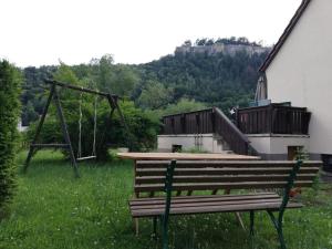 Zahrada ubytování Ferienhaus Gänseblümchen