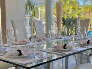 מסעדה או מקום אחר לאכול בו ב-Condomínio Costa Verde Tabatinga