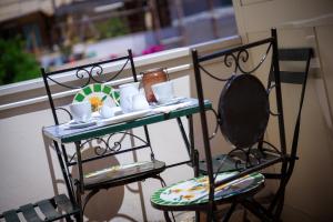 Balkón nebo terasa v ubytování V&V Suite & Breakfast