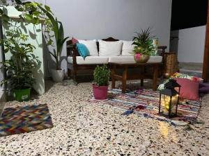 Posezení v ubytování Nipiditos Village