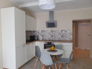 Kuchyňa alebo kuchynka v ubytovaní Apartament Blisko Morza Gdynia