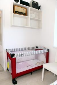 Postel nebo postele na pokoji v ubytování Pure nature coastal apartment VLASTA