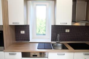 Kuchyň nebo kuchyňský kout v ubytování Pure nature coastal apartment VLASTA