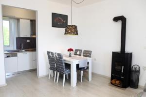 Kuchyň nebo kuchyňský kout v ubytování Pure nature coastal apartment VLASTA