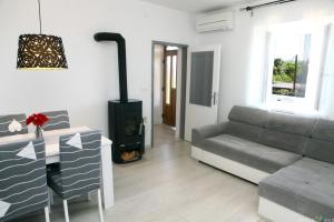 Posezení v ubytování Pure nature coastal apartment VLASTA