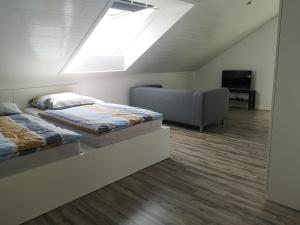 Postel nebo postele na pokoji v ubytování Ferienwohnung Noli