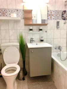 Koupelna v ubytování Apartment Goisernperle