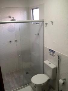 Koupelna v ubytování Hotel Pousada Mato Grosso