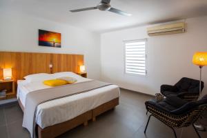 Katil atau katil-katil dalam bilik di Kas Amigu accomodations