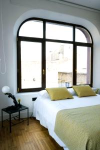 Кровать или кровати в номере Gran loft en los pinares de Covaleda, Soria