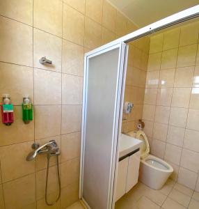 A bathroom at Lei Mi Er Hua Yuan Min Su