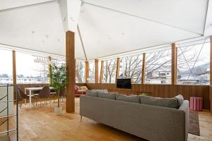 Ruang duduk di Villa Umbrella Hakuba(白馬笠屋）
