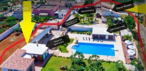Bazén v ubytovaní Country Villa alebo v jeho blízkosti