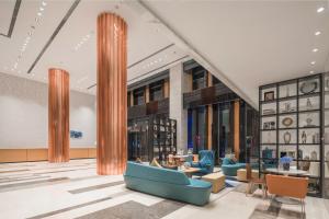 منطقة جلوس في Holiday Inn Express Qingdao Chengyang Central by IHG