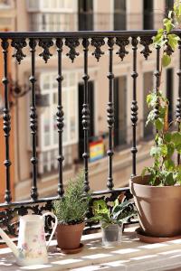 Ein Balkon oder eine Terrasse in der Unterkunft Urban Hipster 2