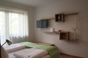 TV a/nebo společenská místnost v ubytování Residence die Färbe