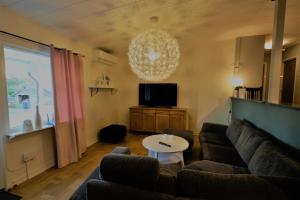 TV a/nebo společenská místnost v ubytování RIBO Apartment Aurora