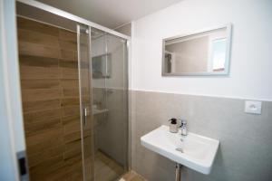 Kúpeľňa v ubytovaní Apartmán Albert v Spa dedinke