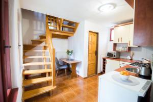 Kuchyňa alebo kuchynka v ubytovaní Apartmán Albert v Spa dedinke