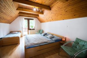 Posteľ alebo postele v izbe v ubytovaní Apartmán Albert v Spa dedinke